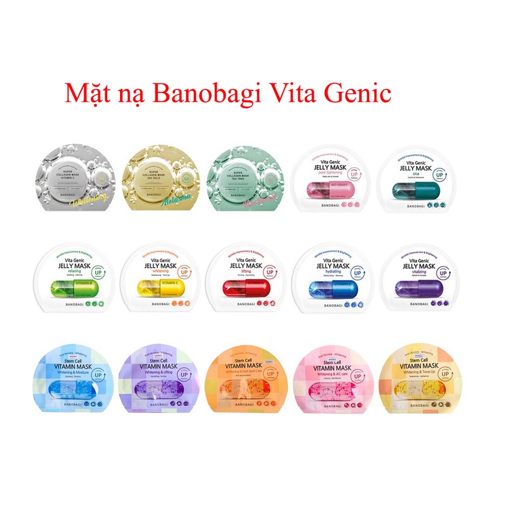 Mặt Nạ Bổ Sung Vitamin Banobagi Vita Genic Jelly Mask 30ml