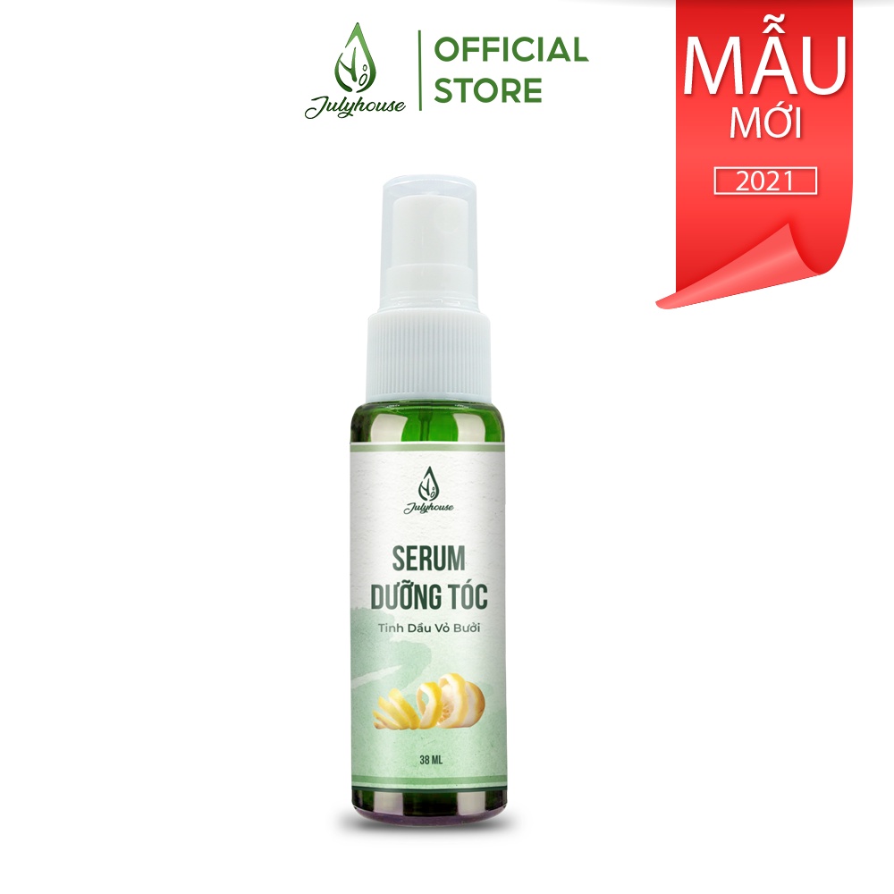 Dầu gội Bưởi và Serum dưỡng tóc tinh dầu Bưởi JULYHOUSE ngăn ngừa gãy rụng, dưỡng tóc suôn dài óng mượt | WebRaoVat - webraovat.net.vn