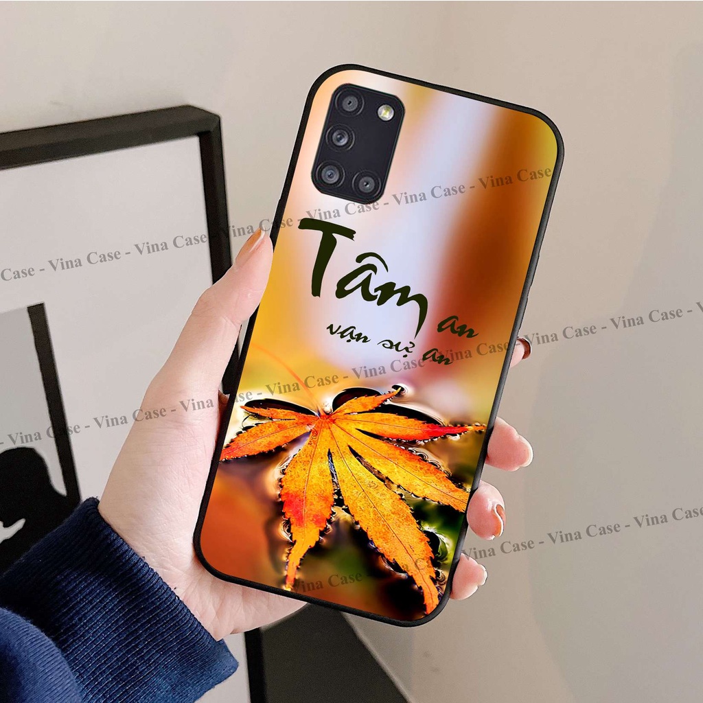 Ốp lưng kính 3D cho Samsung A31 - Samsung A51 - Samsung A71 - Samsung M31 - Samsung M51 - Samsung M52 in hình Bông Sen