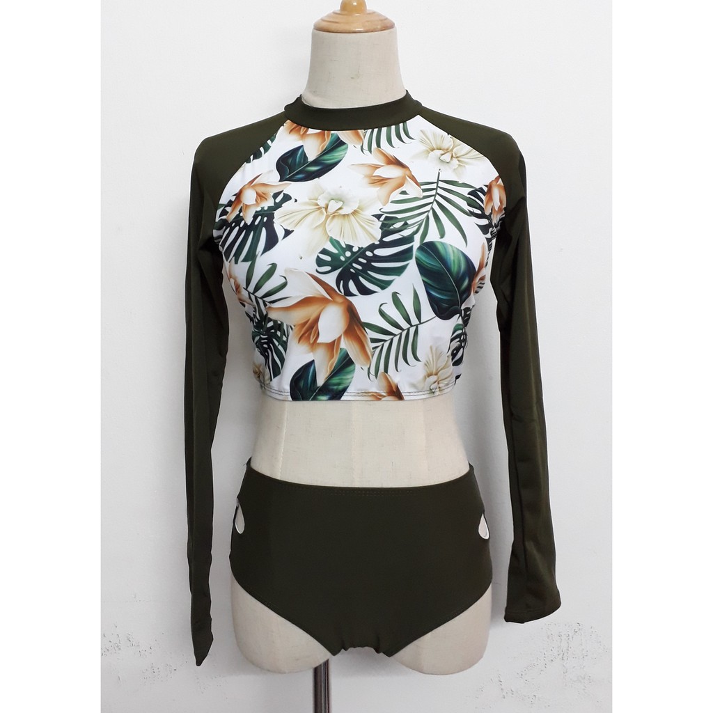 Có sẵn bikini dài tay thể thao Hàn Quốc - ảnh thật cuối | BigBuy360 - bigbuy360.vn