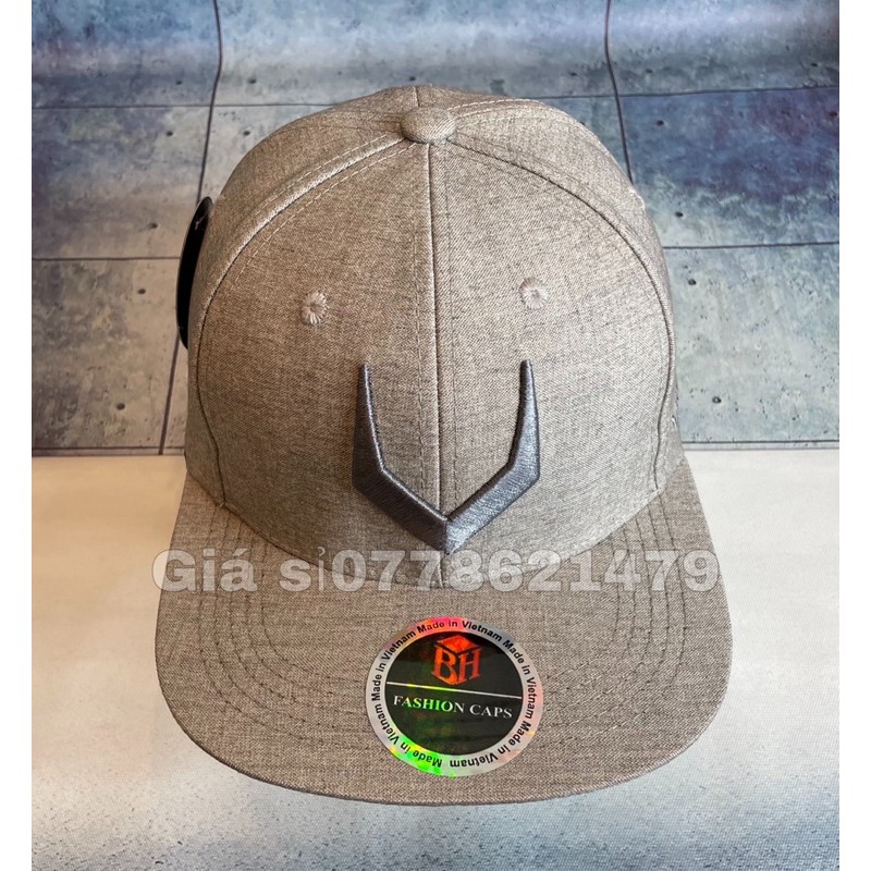 Nón két Snapback thêu lưỡi trâu bao ngầu thời trang nam