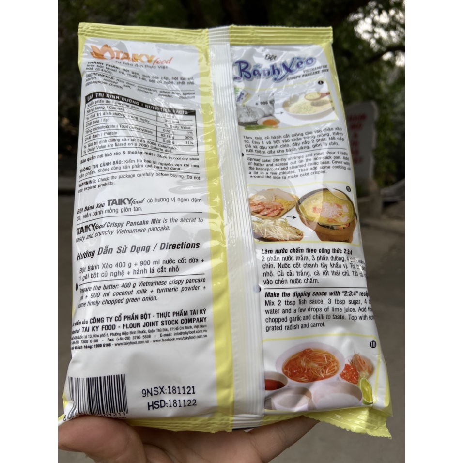 BỘT BÁNH XÈO TÀI KÝ 400G