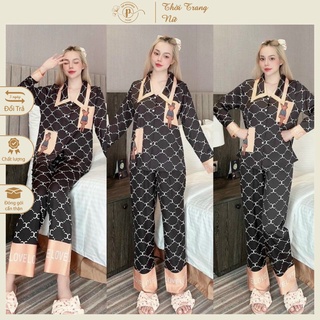 Đồ bộ ngủ lụa satin siêu xinh