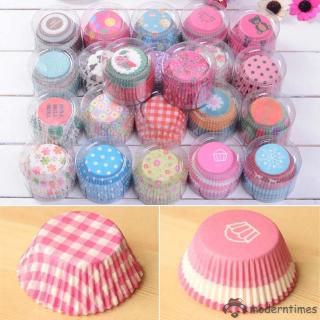 Set 100 Khuôn Giấy Nến Làm Bánh Cupcake