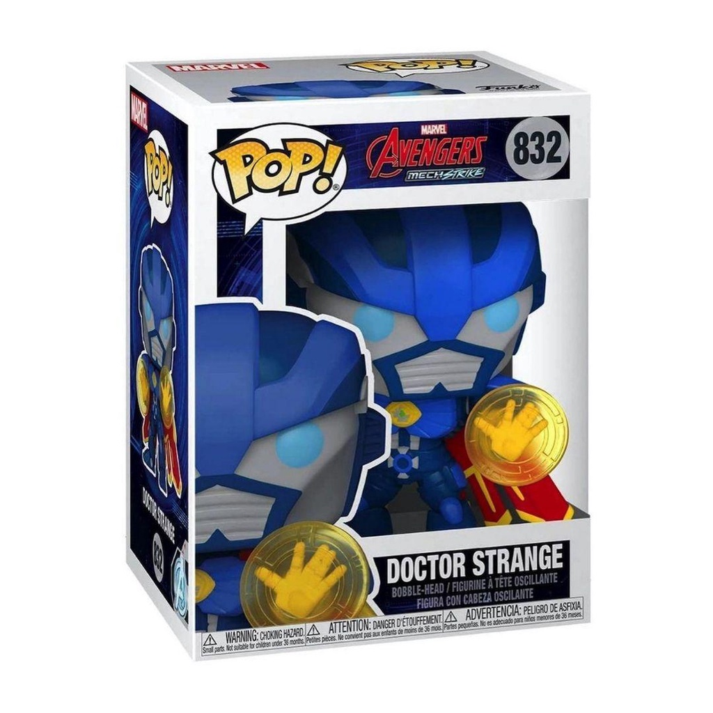 Mô hình Marvel Doctor Strange 10cm 832 Mech Strike Funko Pop Mô hình tĩnh Nhựa PVC CHÍNH HÃNG MỸ MVFKP12