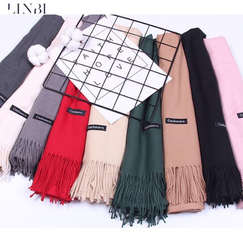 Khăn len choàng cổ thời trang nữ chữ Cashmere đủ màu Liin Clothing SP001