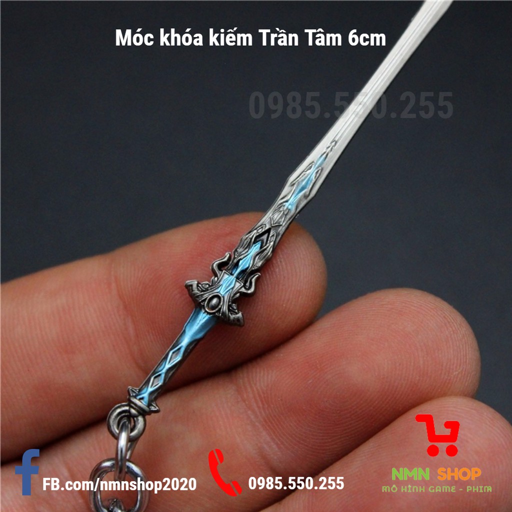 Móc khóa kiếm Trần Tâm 6cm- Thất Bảo Lưu Ly Tông - phim Đấu La Đại Lục