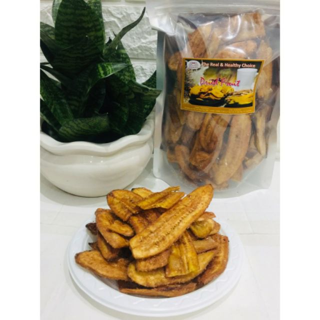 Chuối sấy mè gừng giòn ngon