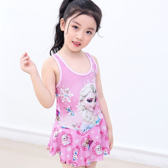 Đồ bơi Elsa váy xòe cho bé gái 2-6 tuổi đáng yêu