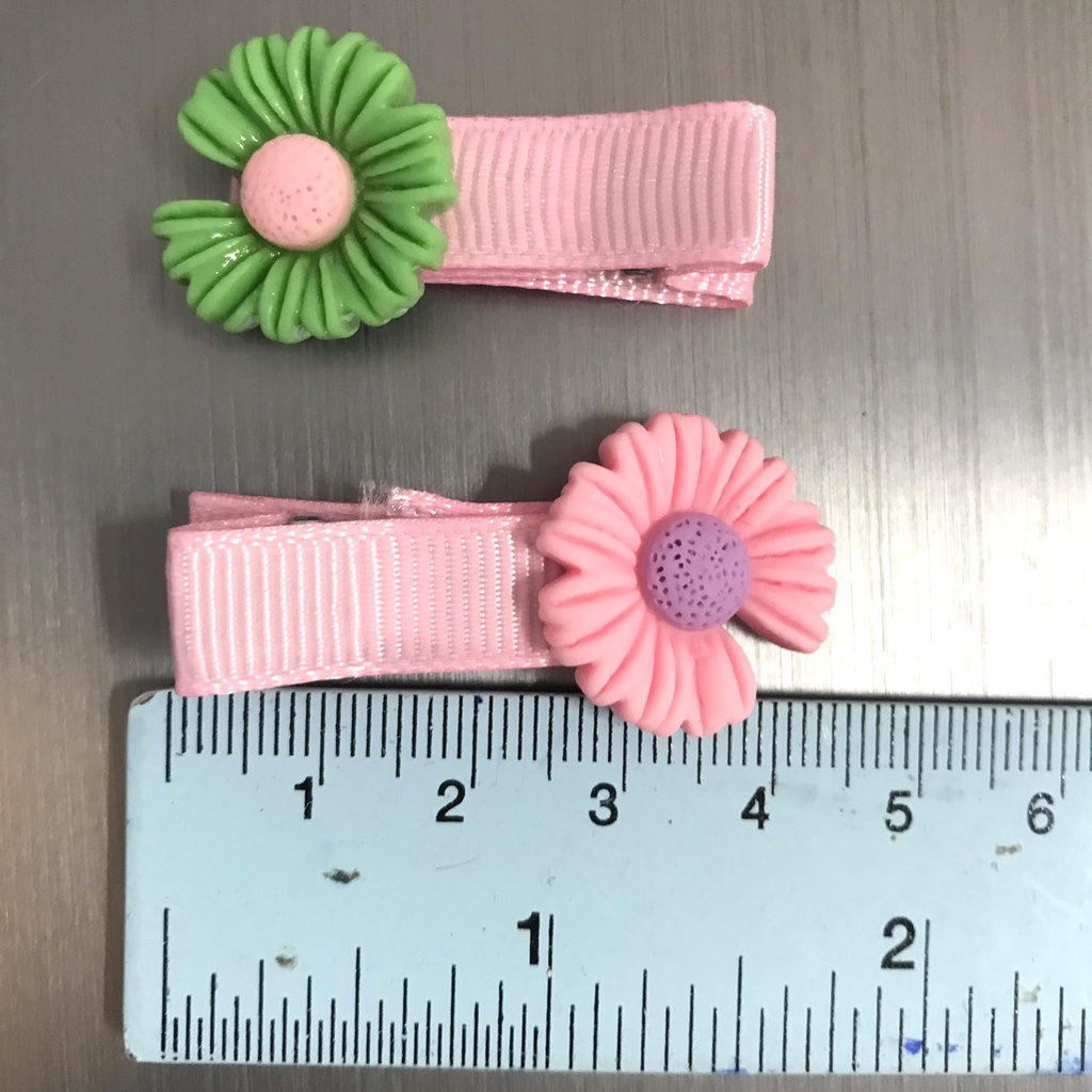 Set 10 kẹp mái nhí cho bé với nhiều họa tiết dễ thương
