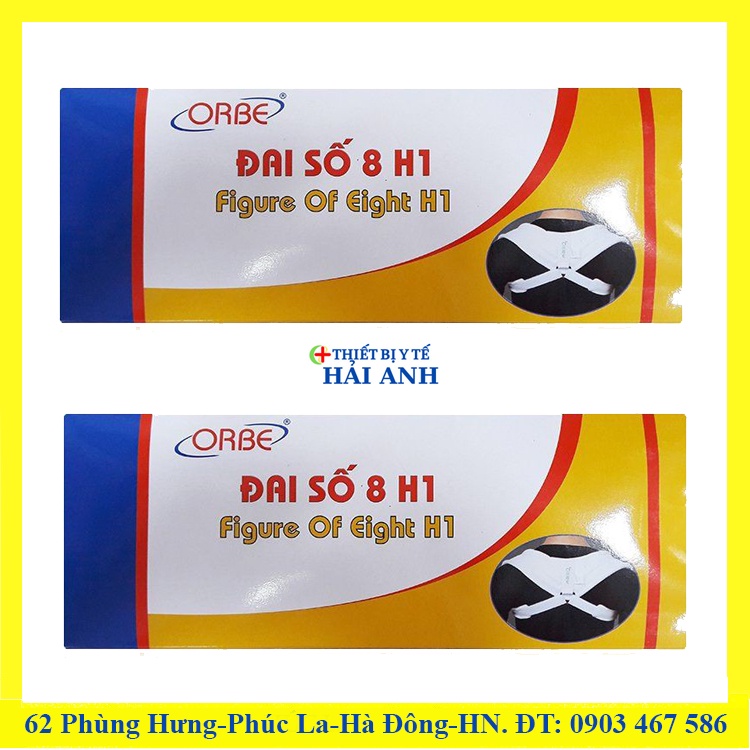 Đai số 8 h1 - cố định xương đòn, xương bả vai