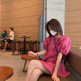 đầm bbd tay phồng
