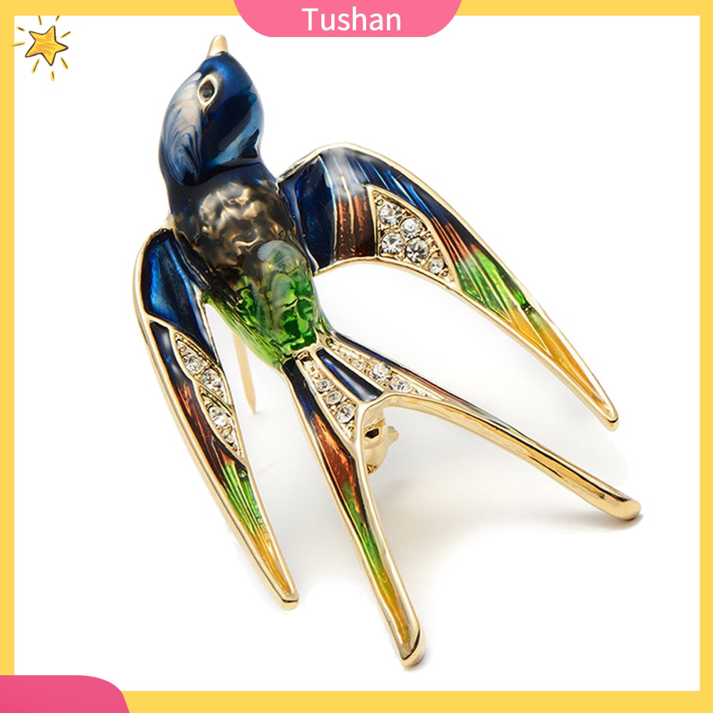 Ghim Cài Áo Hình Chú Chim Đậu Trên Cành Cây Thời Trang Cho Nữ