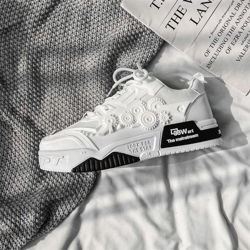 Giày thể thao đế dày tăng chiều cao thông thoáng phong cách mùa hè cho nam