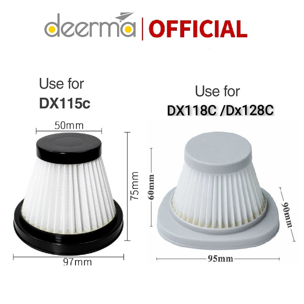 Bộ Lõi Lọc DEERMA DX115C / DX118C máy hút bụi cầm tay - Hàng chính hãng