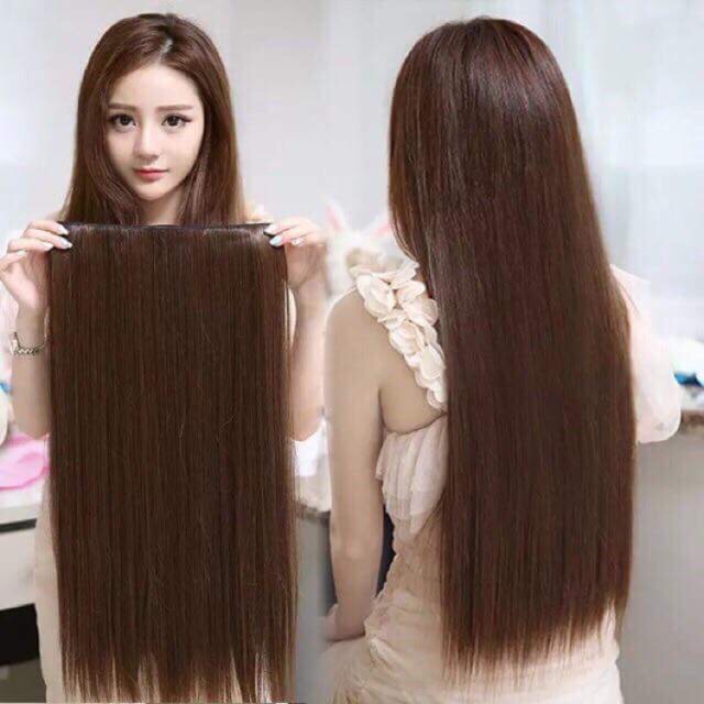 Tóc kẹp chữ U thẳng