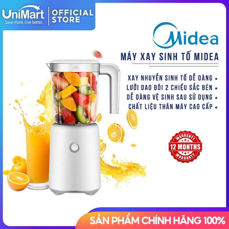 Máy Xay Sinh Tố Đa Năng Tiện Dụng Midea WBL2501B - Hàng Chính Hãng - UniMart Official Store