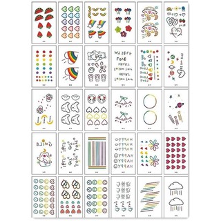 Combo 30 tấm hình xăm dán hình xăm mini cá tính đẹp siêu cute giá rẻ