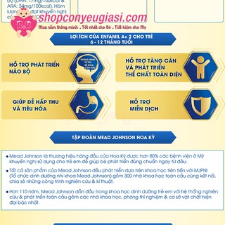 Sữa Enfagrow A+ 3 (Bổ Sung DHA+ và MFGM) 1.8kg