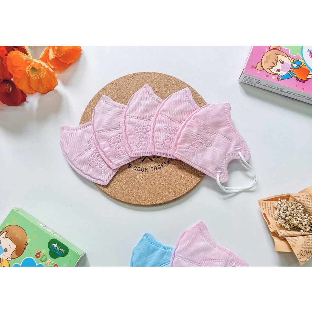 Khẩu Trang Trẻ Em 6D WINER 4 LỚP Bé 0-4 Tuổi kháng khuẩn hàng chính hãng công ty