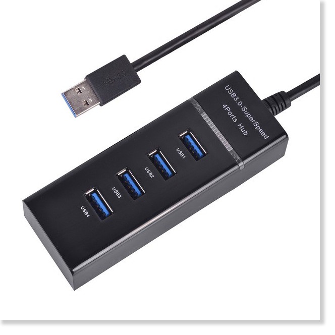 Hub Chia 1 Cổng USB 3.0 Thành 4 Cổng USB 3.0 Có Công Tắc