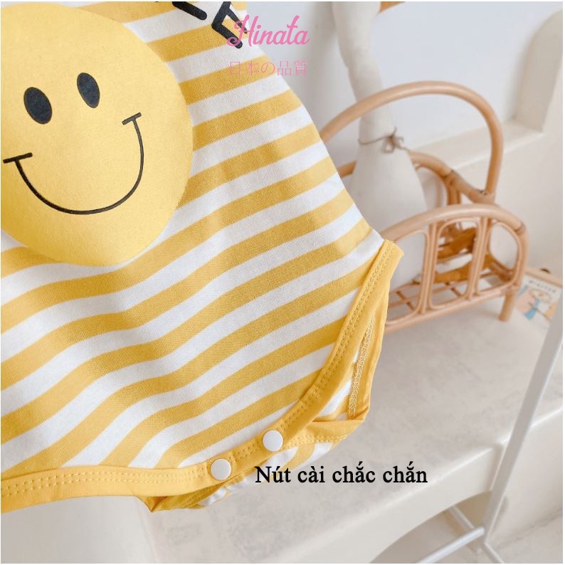 Bộ bodysuit cho bé HINATA - Chất vải thoáng khí thoải mái cho bé vui chơi cả ngày BF19