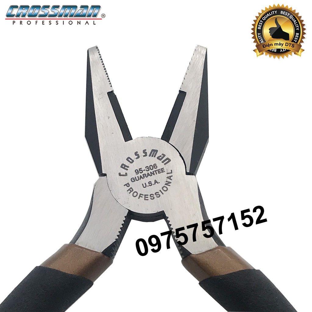Kìm điện răng Crossman 95-306 6inch/150mm (Chính hãng)