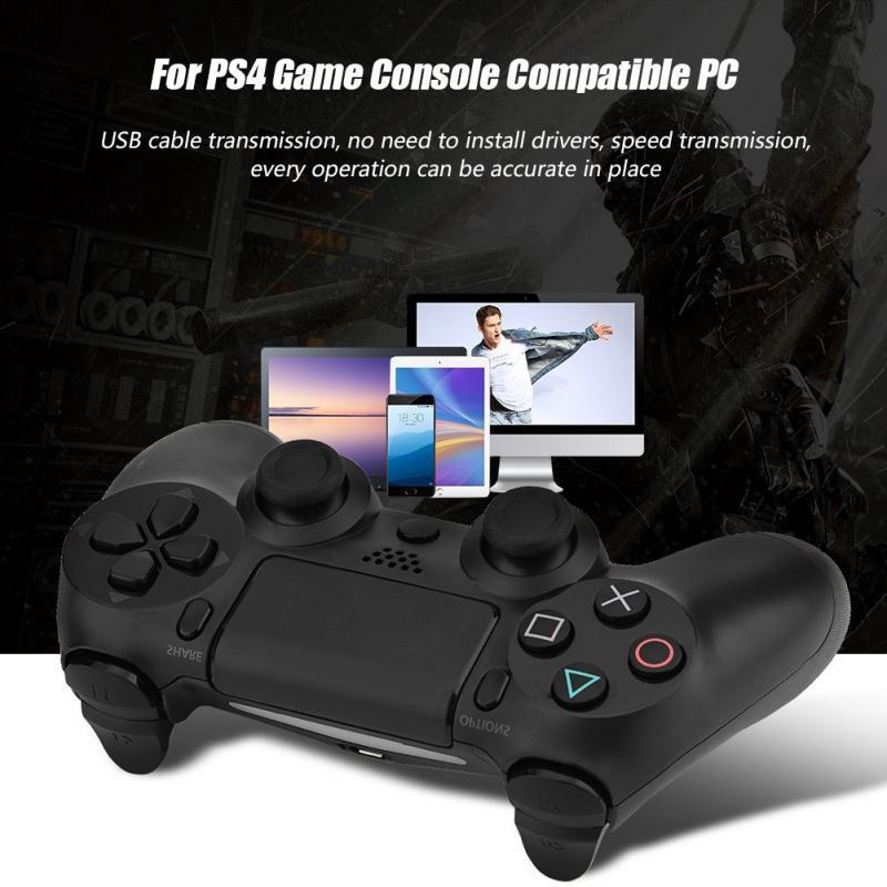 Tay Cầm Chơi Game Có Dây Kết Nối Usb Cho Ps4