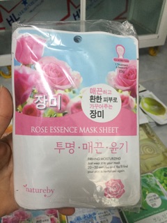 Combo 5 Mặt nạ giấy Natureby Essence Mask Sheet