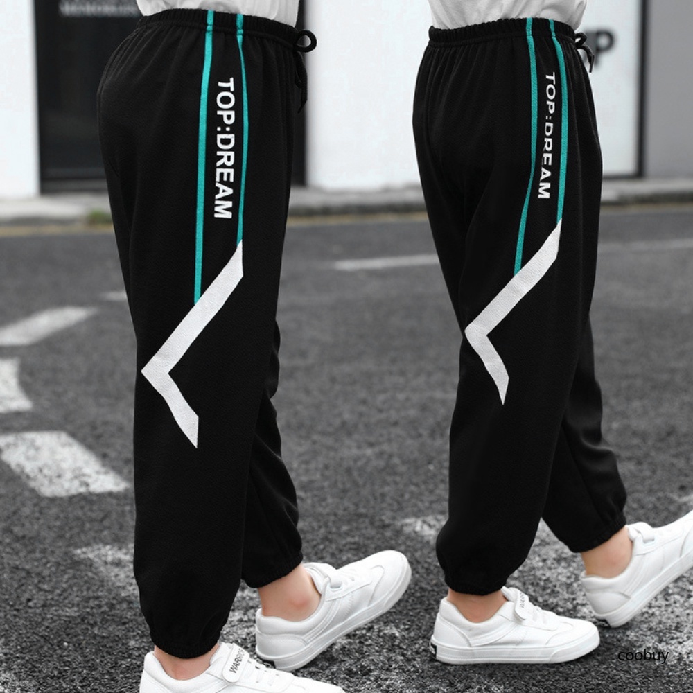 Quần thể thao bé trai và bé gái phong cách hàn quốc thời trang năng động