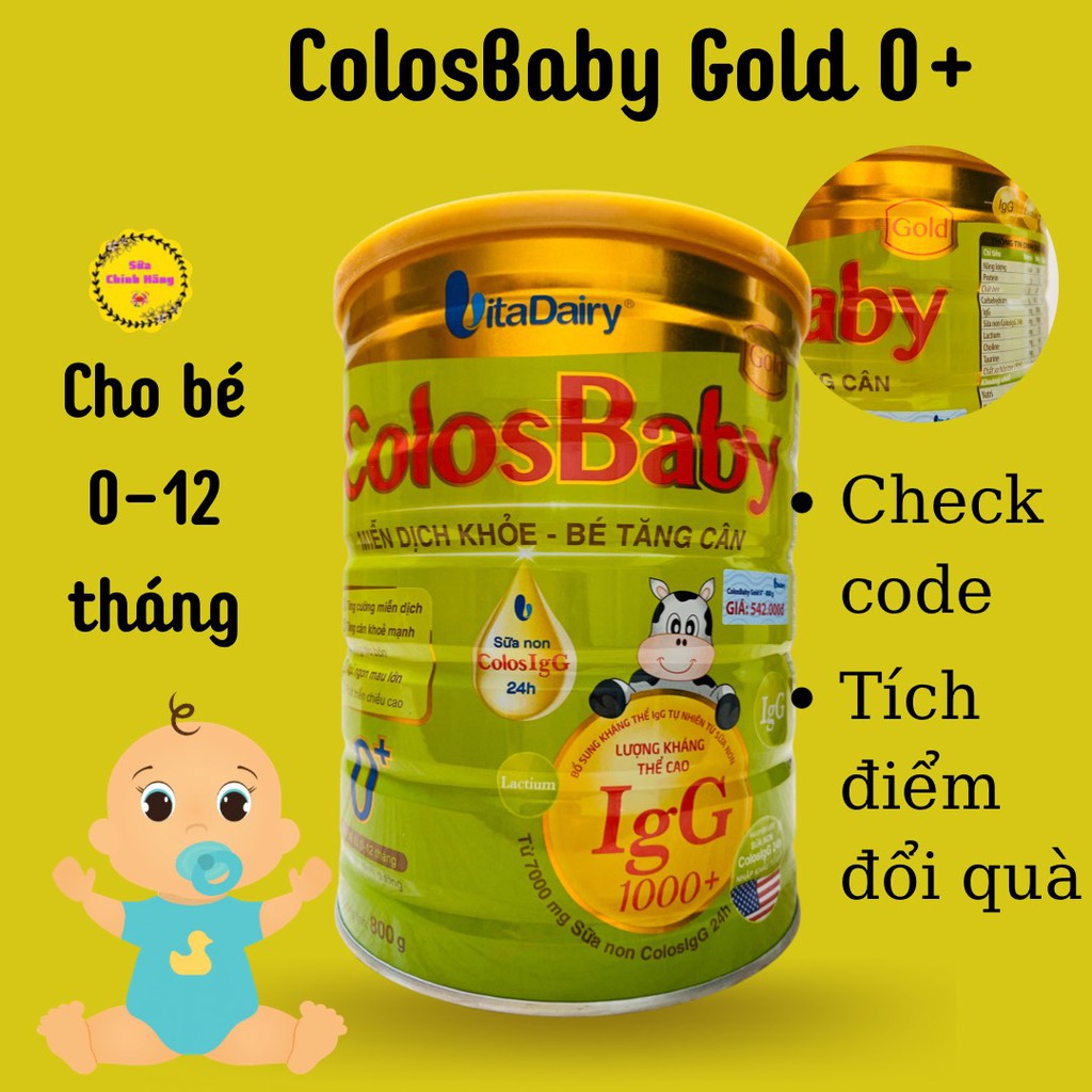 SỮA NON Colosbaby Gold 0+ ( 400gr - 800gr)