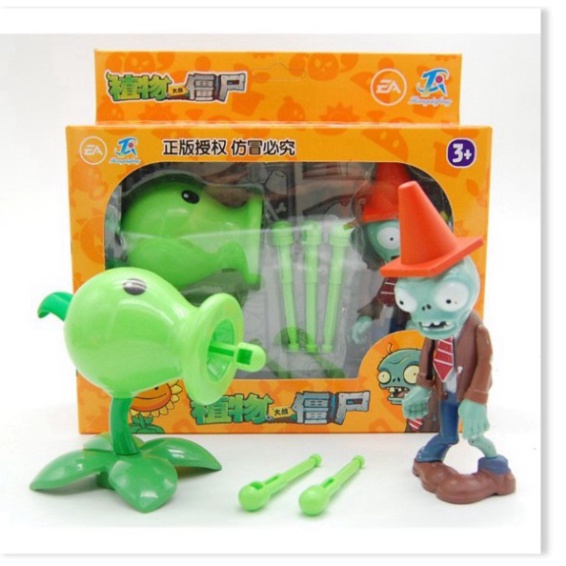 Bộ đồ chơi bắn Zoombie 2 độc đáo, đẹp mắt và sinh động 8777💓Thế Giới Gia Dụng Rẻ Chất Nhất💓