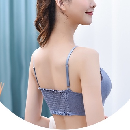 Áo Ngực 2 Dây Cotton DAN L&amp;U Mút Mỏng 2 quây 1805