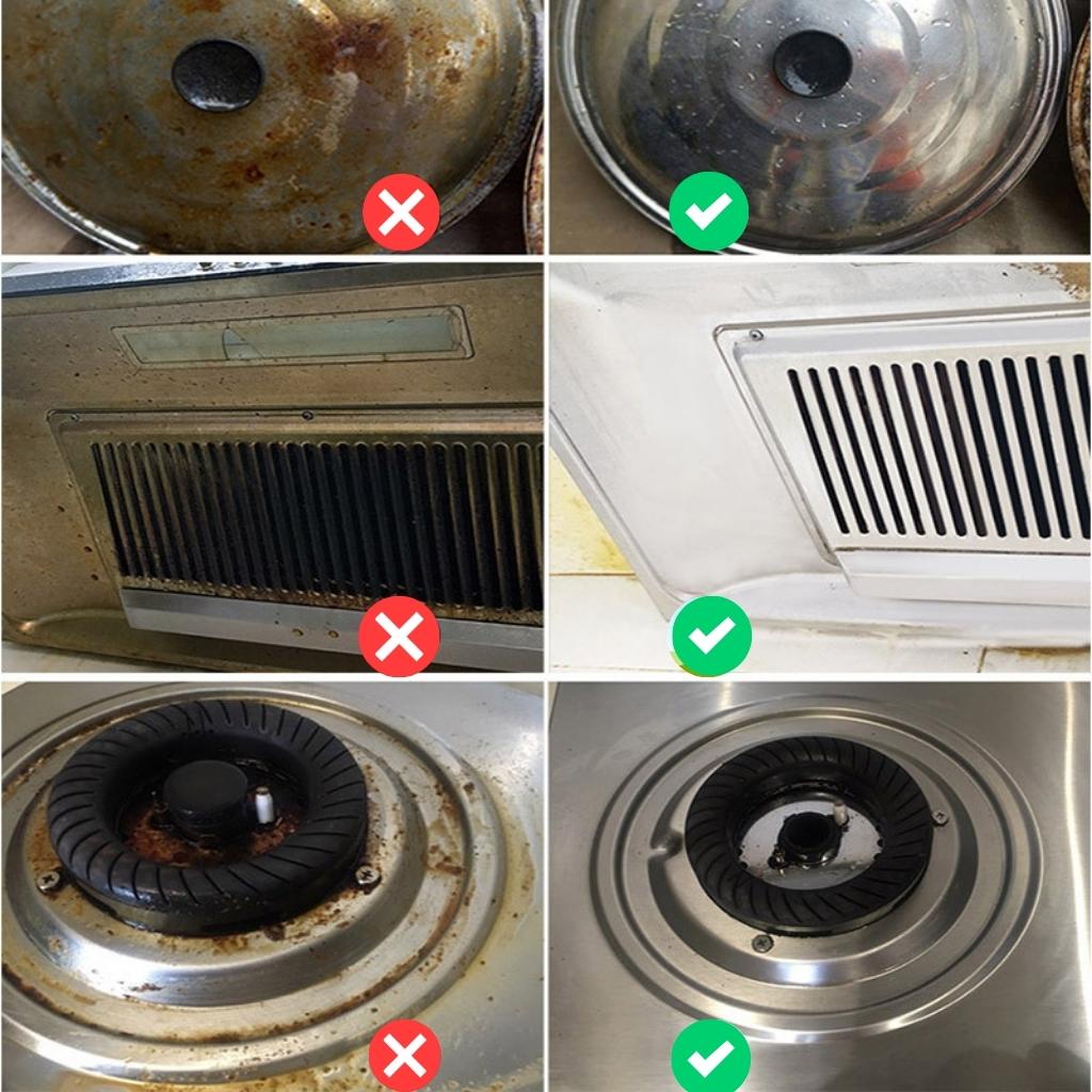 Bình xịt tẩy rửa nhà bếp KITCHEN CLEANER 500ml xịt bọt tuyết tẩy rửa siêu sạch, Bình xịt tẩy rửa đa năng vệ sinh nhà bếp