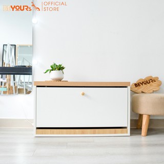 Tủ giày thông minh bằng gỗ BECONCEPTs 1 tầng nội thất kiểu hàn lắp ráp