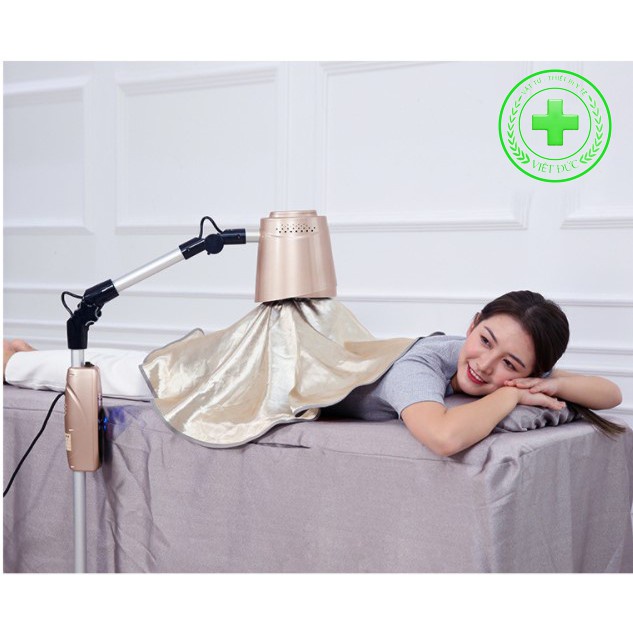Máy xông ngải có đèn hồng ngoại tặng kèm ngải nhung và tinh dầu