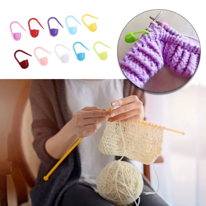 Ghim Đánh Dấu Đan Móc Len (gói 10 cái)