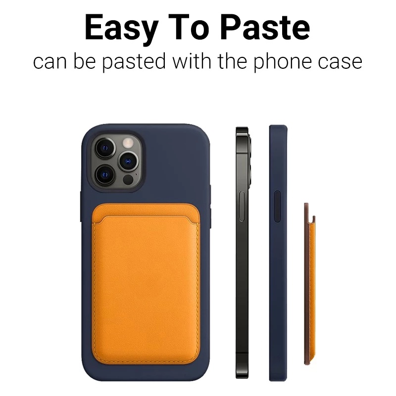 Bao Da Điện Thoại Nắp Lật Nam Châm Có Ngăn Đựng Thẻ Cho iPhone 12 13 14 Pro Max Mini