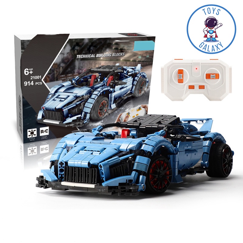 Đồ Chơi Lắp Ráp Kiểu LEGO Mô Hình Điều Khiển Từ Xa RC Technic Siêu Xe Lykan Hypersport XB21001