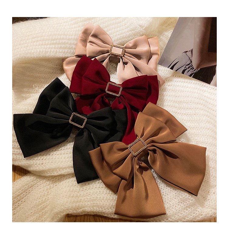 Kẹp tóc nơ lớn thời trang mùa xuân dành cho nữ