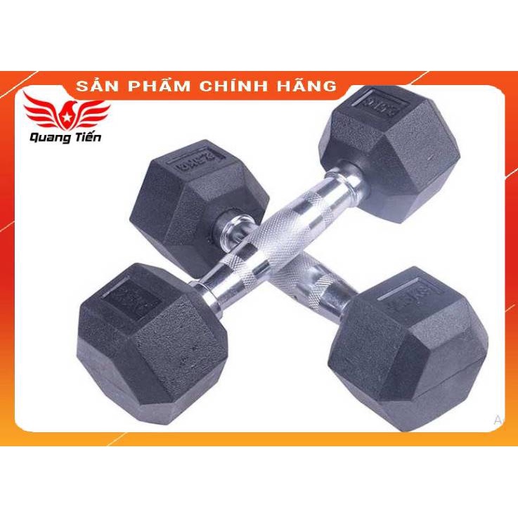 Tạ tay cao su lục giác cao cấp Iron Bull 2,5kg nhập khẩu