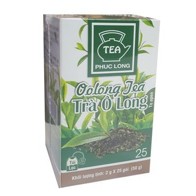 1 Hộp Trà Ôlong (oolong) Túi Lọcn Phúc Long 25 Gói x 2gr