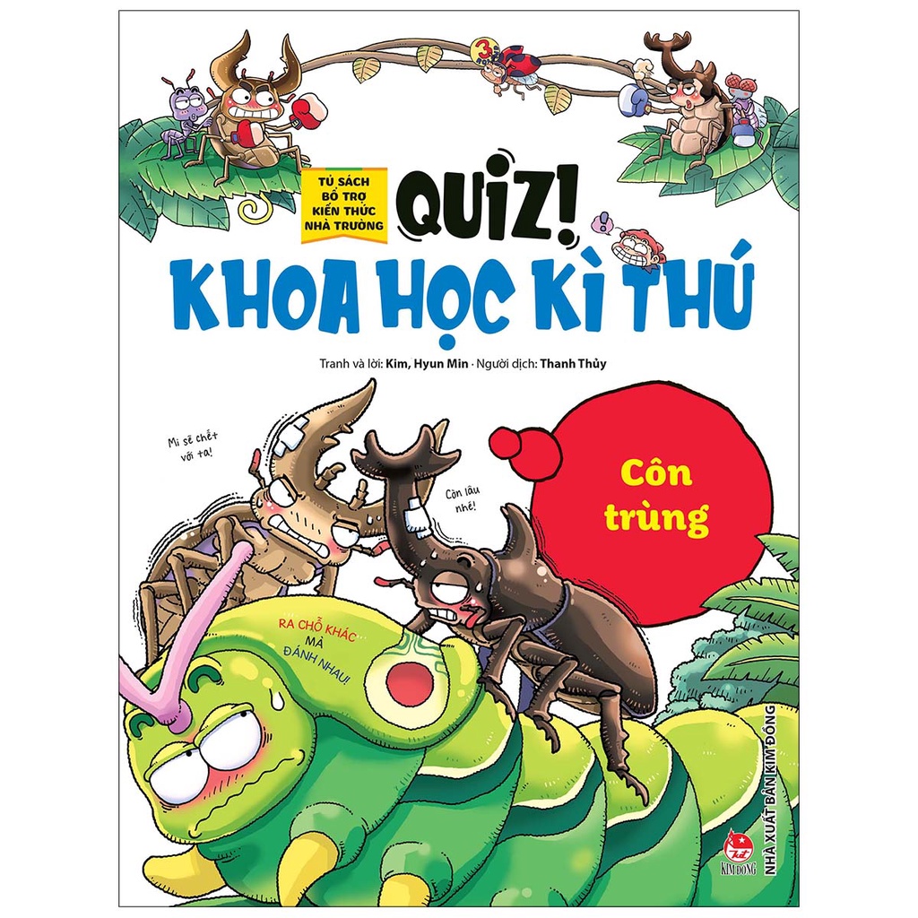 Sách - Quiz! Khoa Học Kì Thú - Côn Trùng