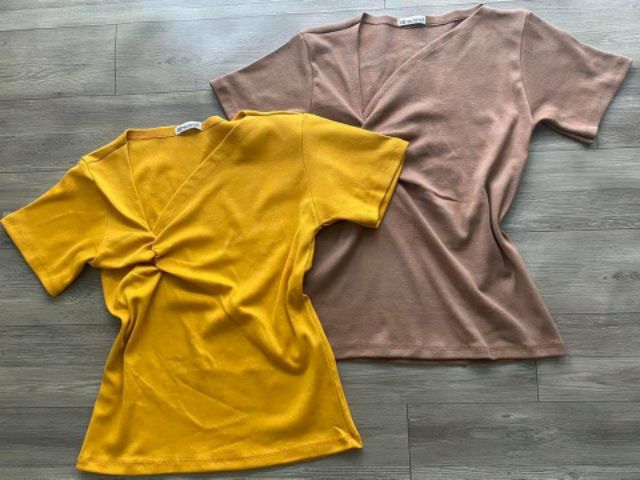 Áo kiểu nhún bên