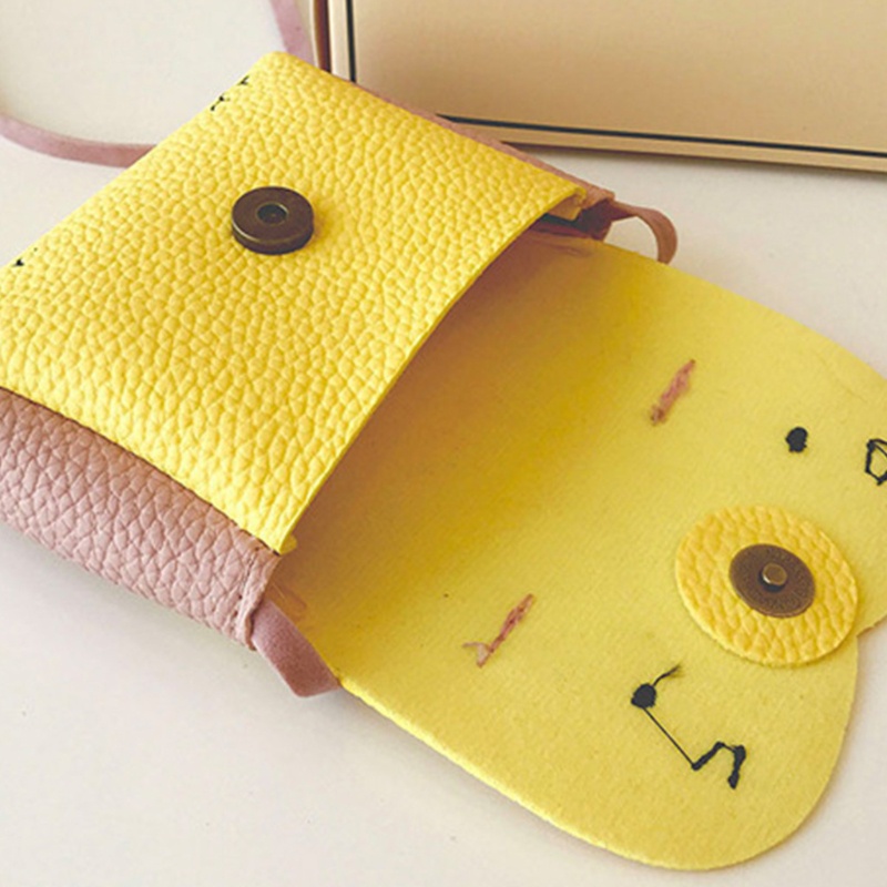 Túi Đeo Chéo Da Pu Hình Thỏ Con Xinh Xắn