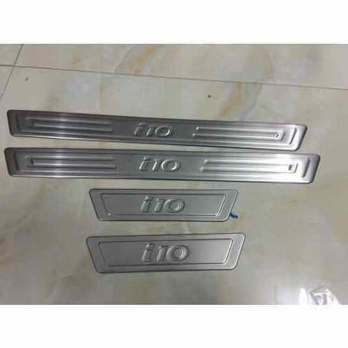 ốp bậc cửa xe HUYNDAI I10,nẹp bước chân xe I10 HATBACK,SEDAN inox sáng bóng