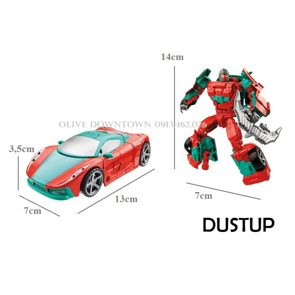 🔸️ Bộ 2 Robot 14cm lắp ráp thành 2 mẫu SIÊU XE - Transformers Combiner Wars