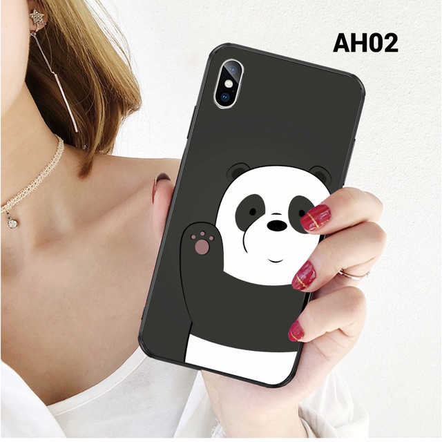 ỐP LƯNG IPHONE IN HÌNH GẤU IPHONE 6/ 6S/ 7/ 8/ 7 PLUS/ 8 PLUS/ X/ XS/ XS MAX