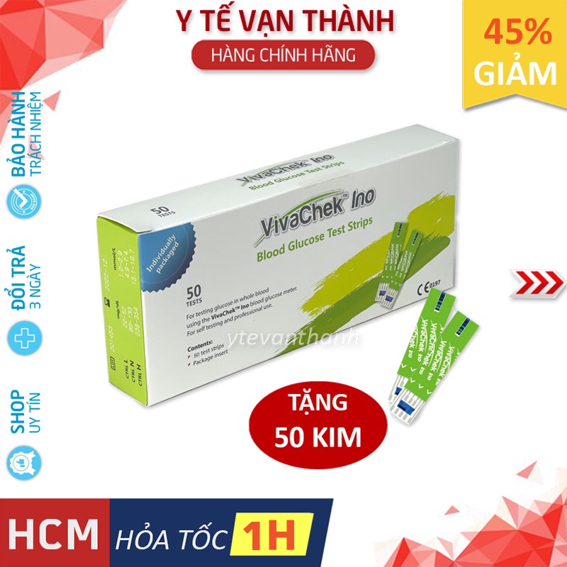 ✅ [CHÍNH HÃNG] Que Thử Đường Huyết VivaCheck Ino, (Viva Check) (VivaCheck) VT0614