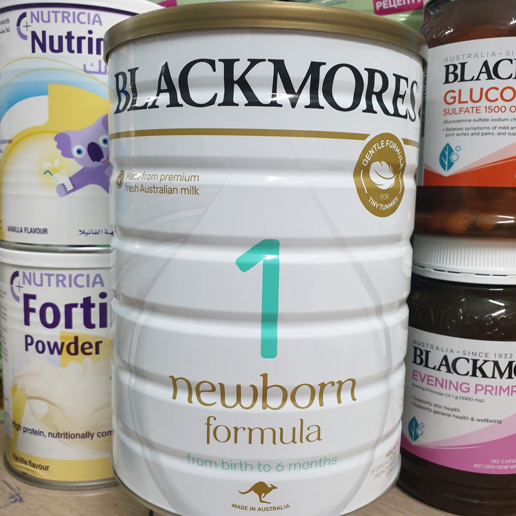 Sữa BLACKMORES Số 1 Newborn 900G Úc 900G Date 2022